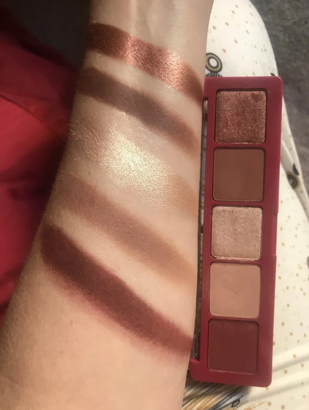 Natasha Denona Cupid Eyeshadow Palette — Rose, Mauve & Pink Metallic Shimmer